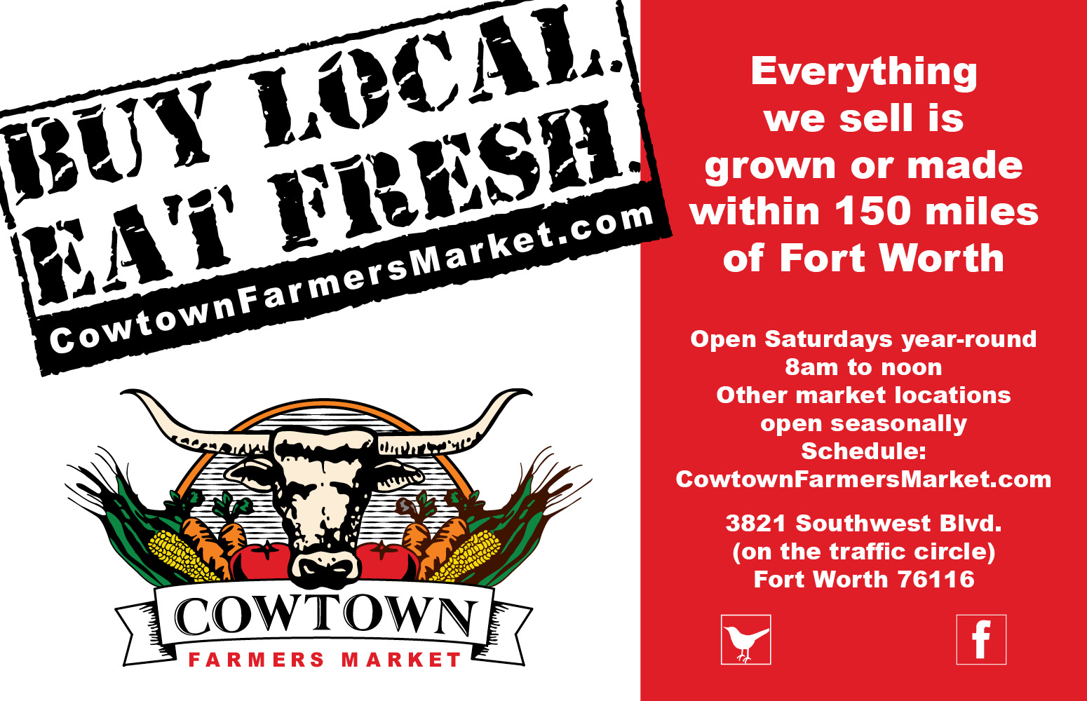 Cowtown Farmer’s Market Ad