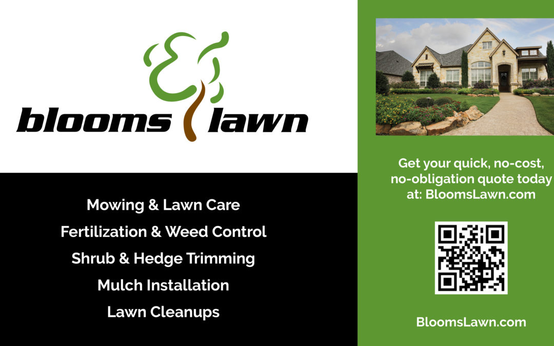 Blooms Land Care Fort Worth EDDM Flyer