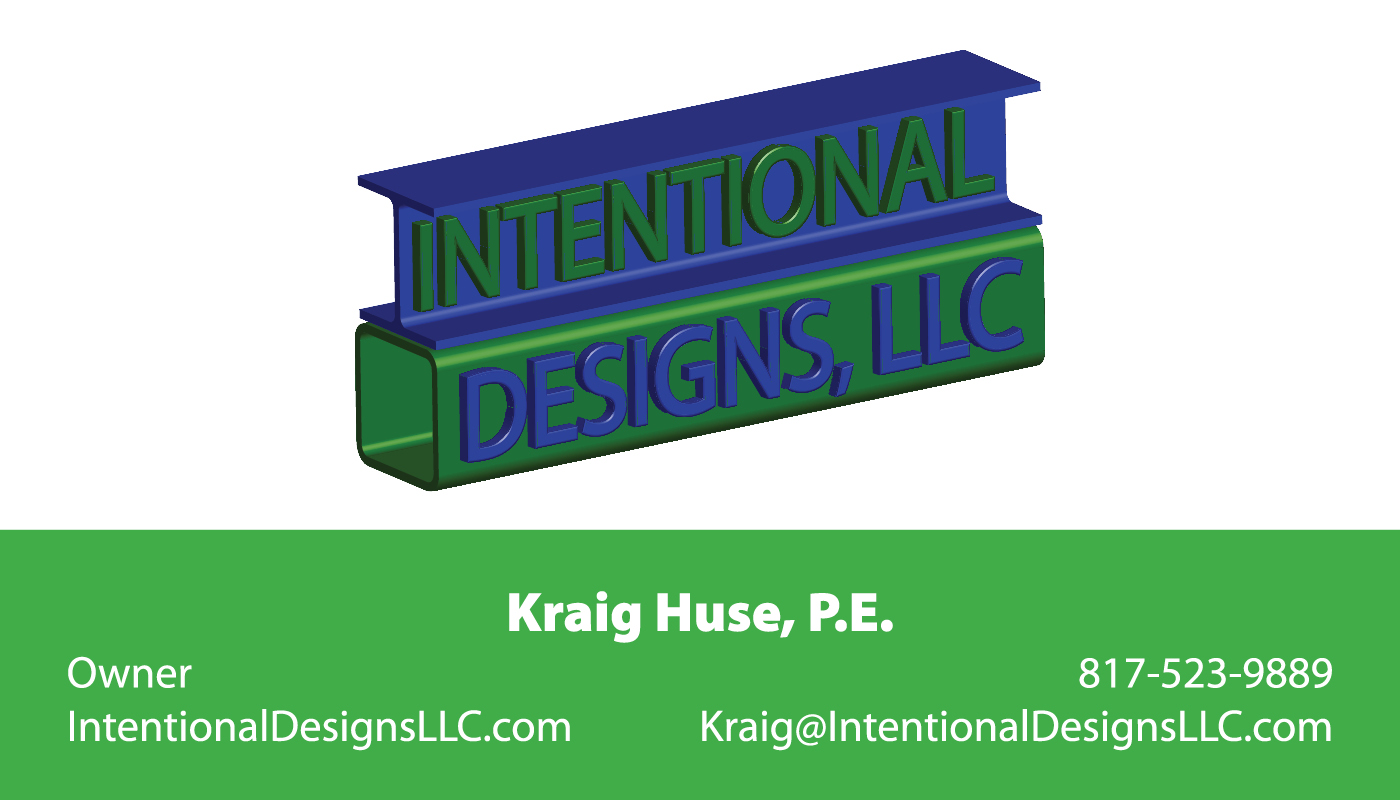 Intentional Designs Business Card